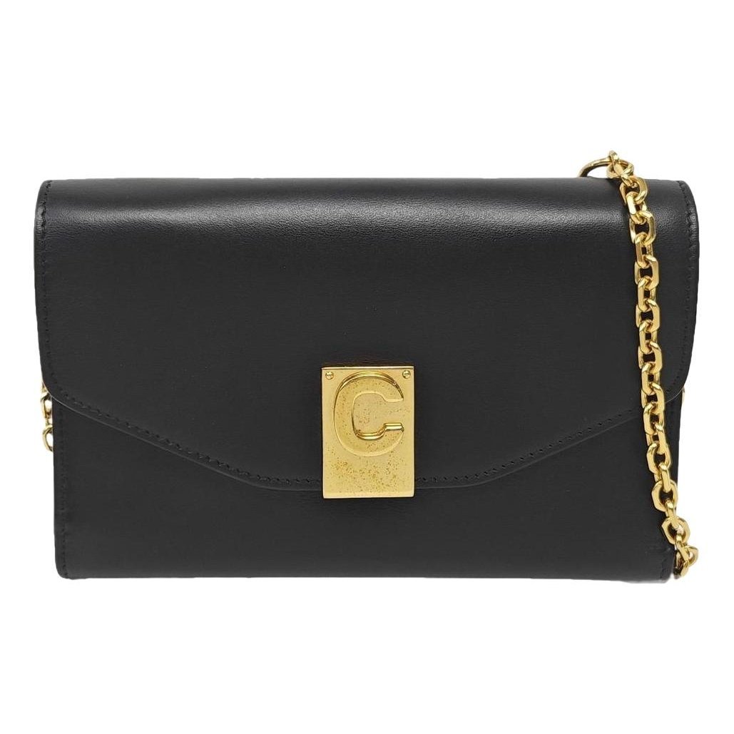Black Belt leather handbag