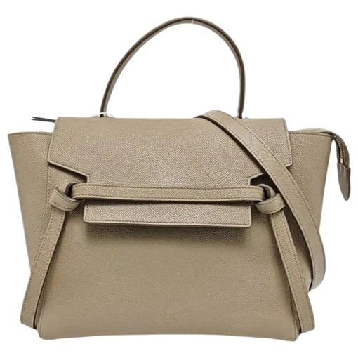 Belt leather handbag