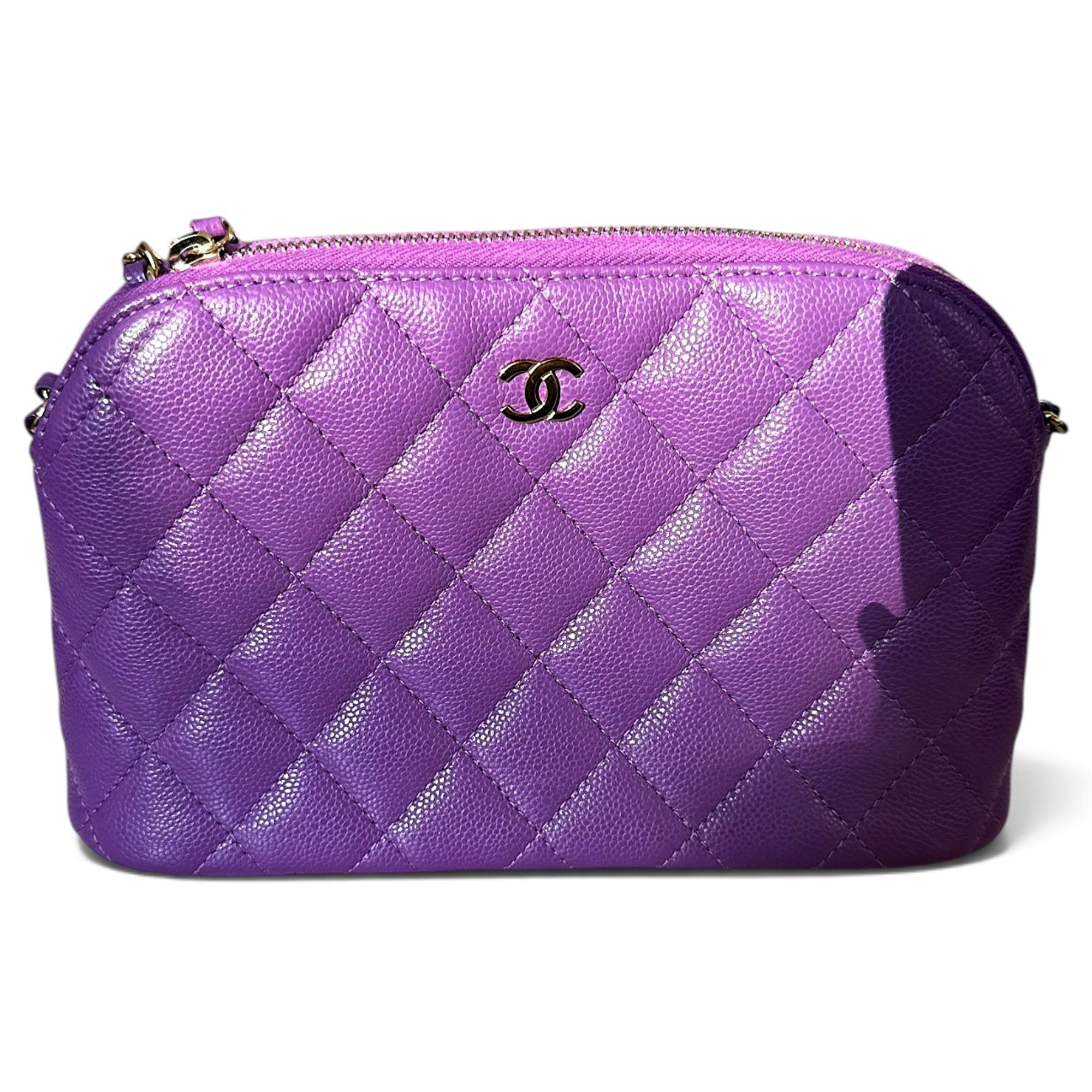 Vanity leather crossbody bag