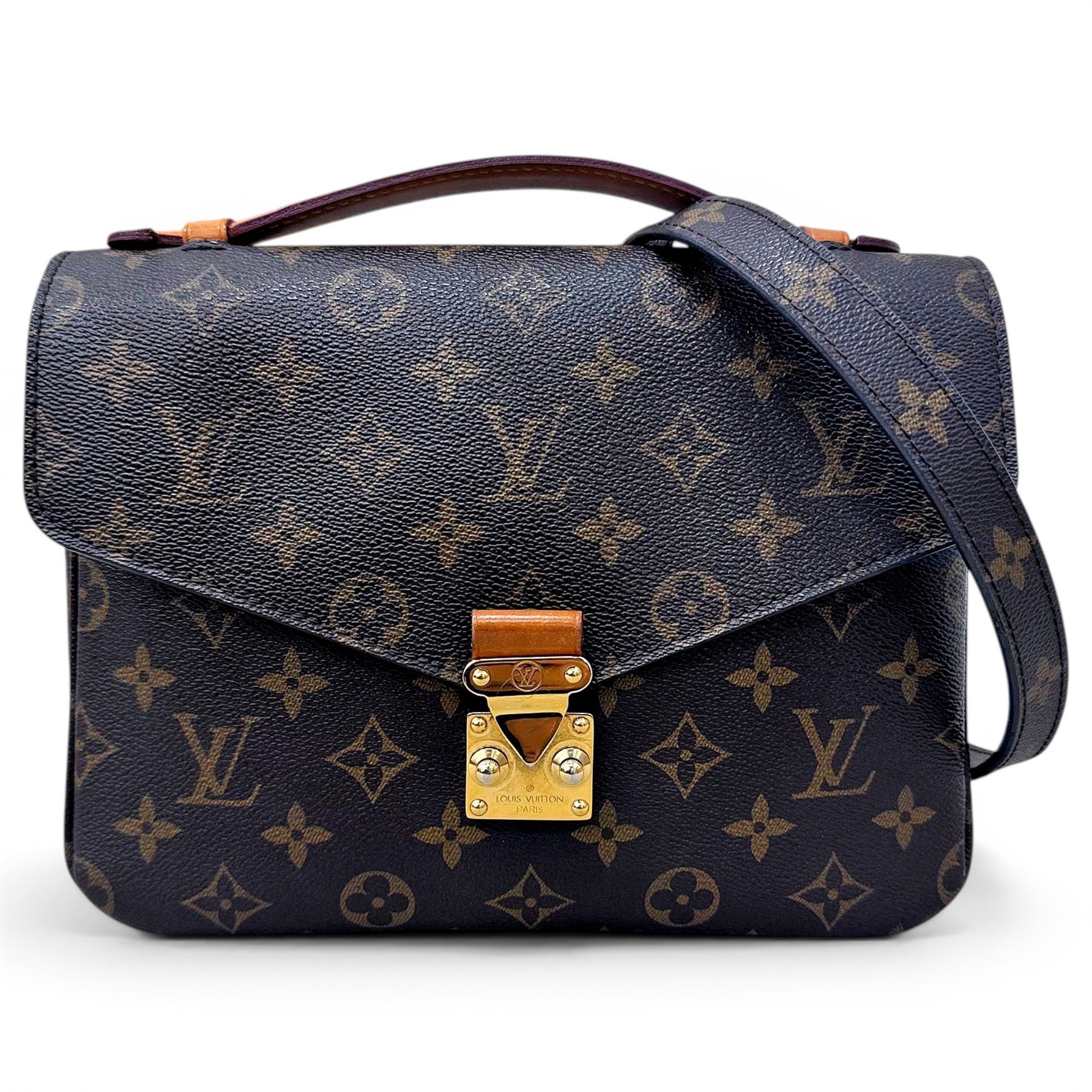 Metis leather handbag