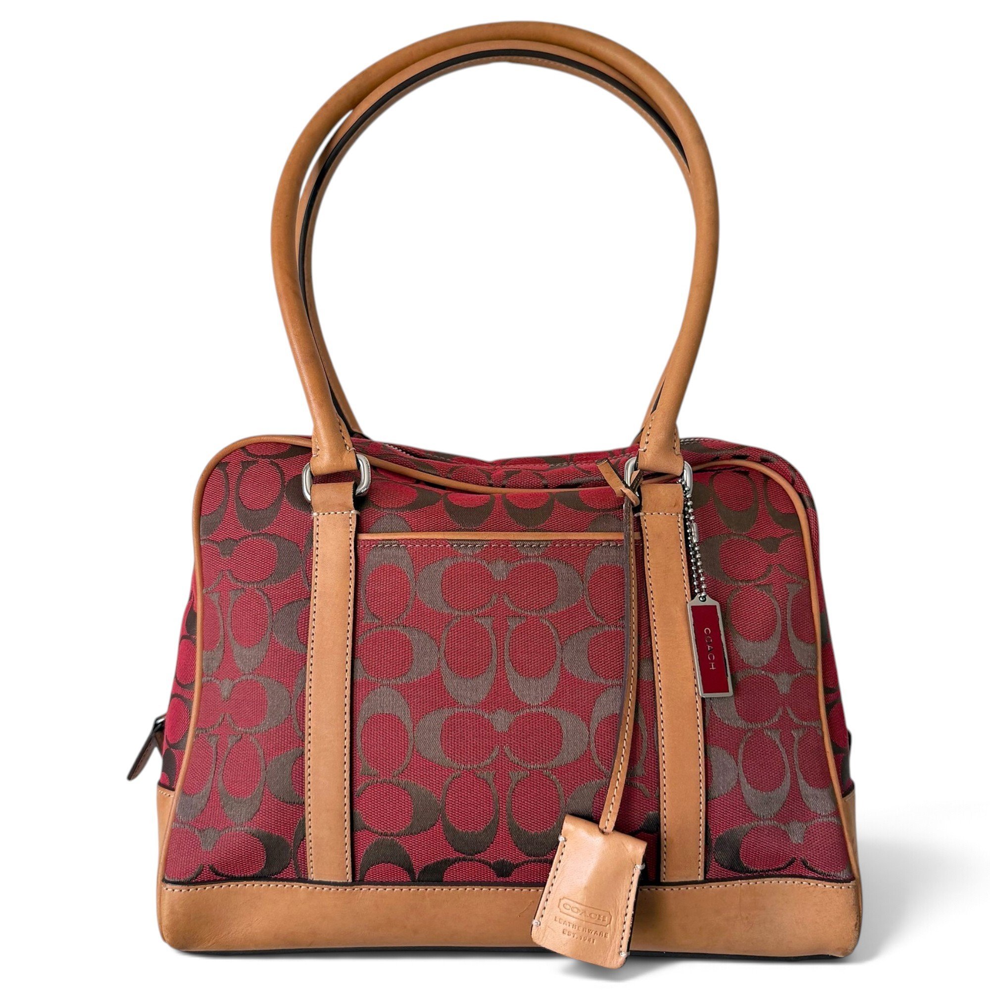 Signature Sufflette leather handbag