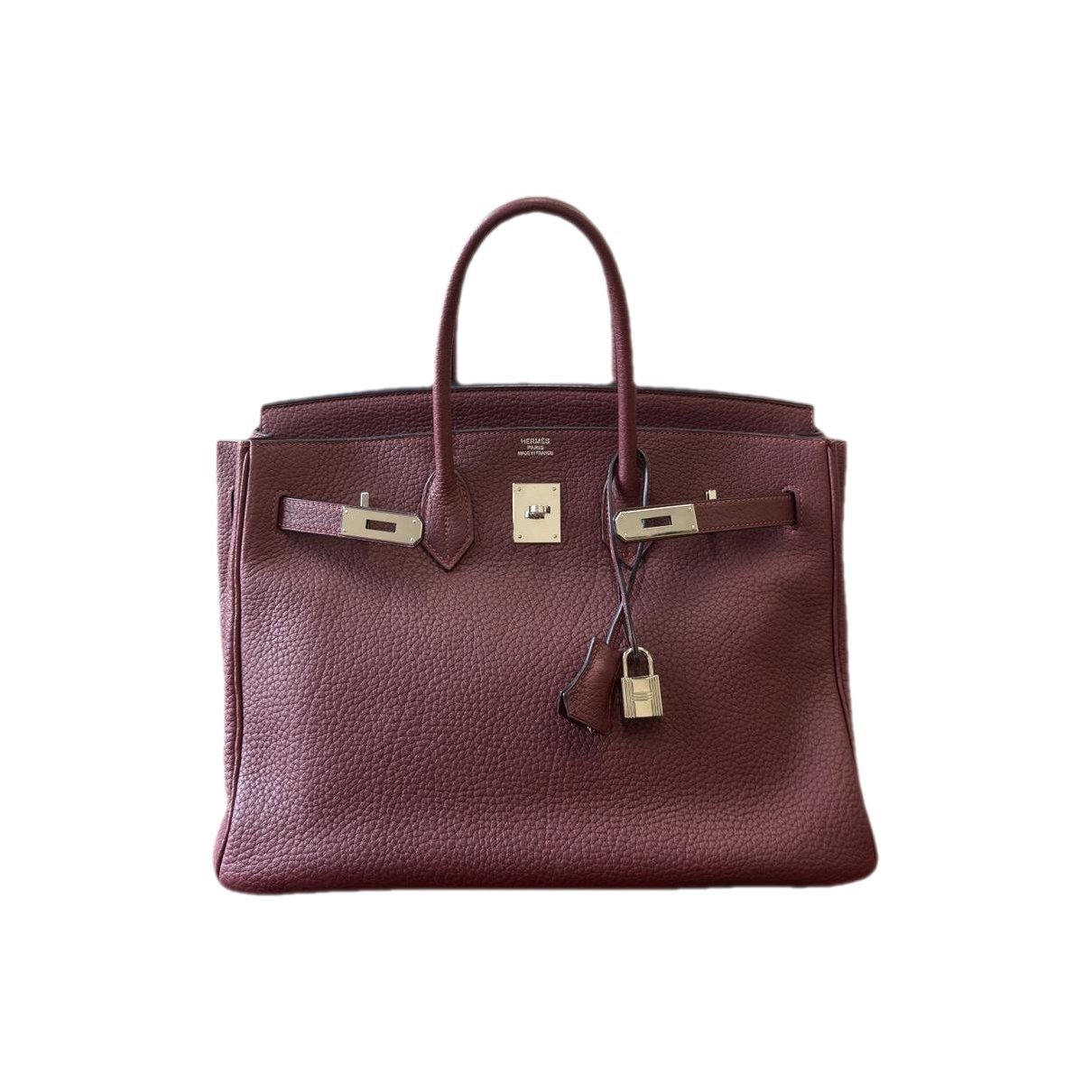 Birkin 35 leather handbag