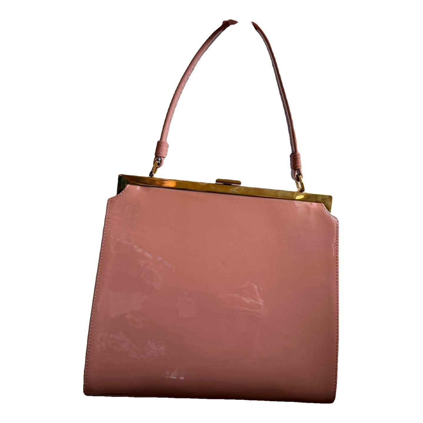 Patent leather handbag