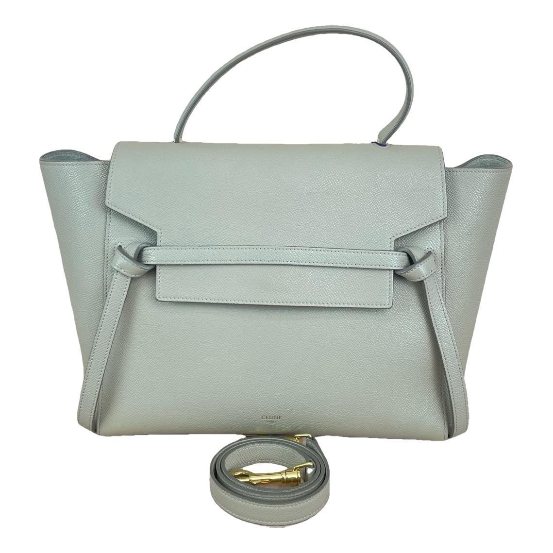Belt leather handbag