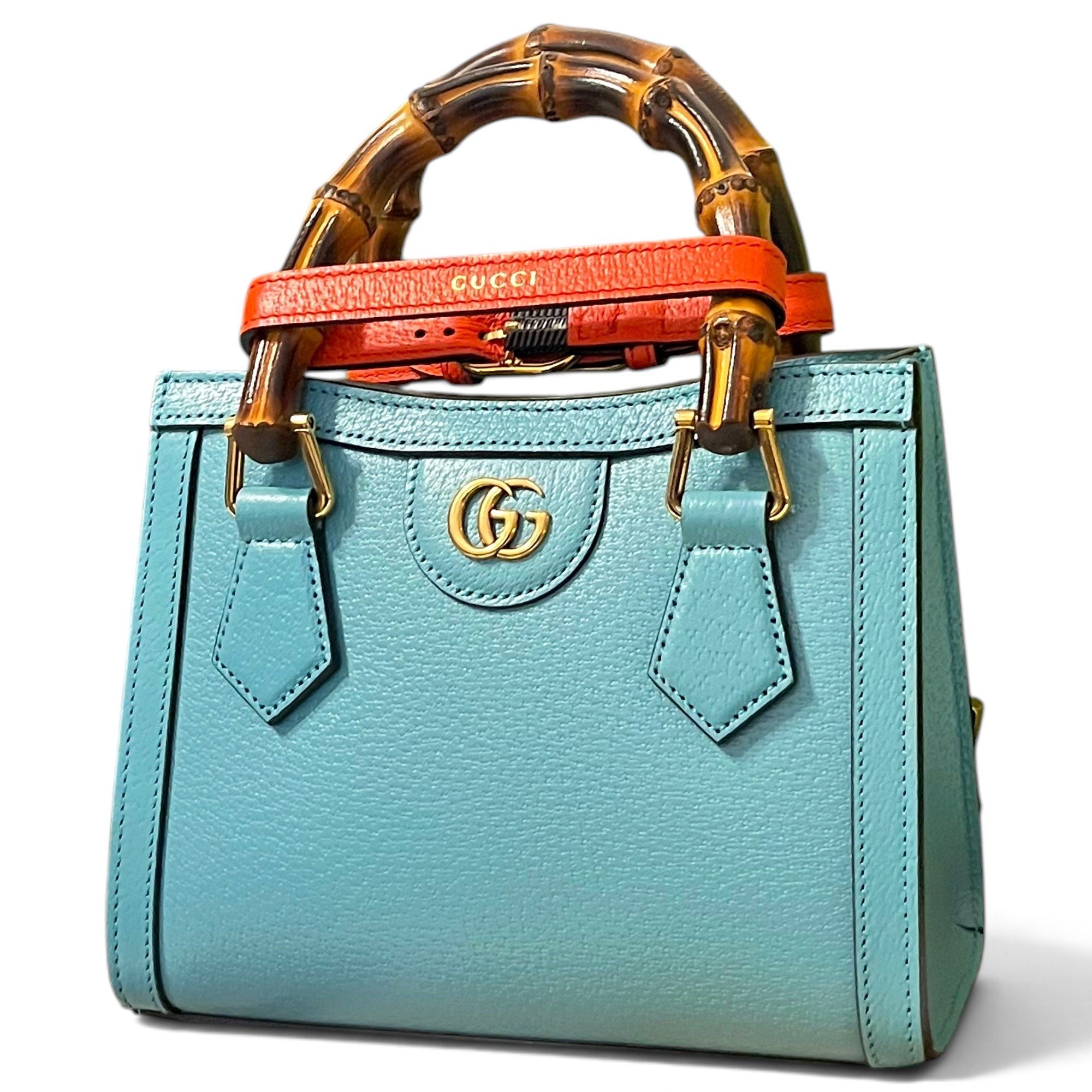 Diana Bamboo leather mini bag