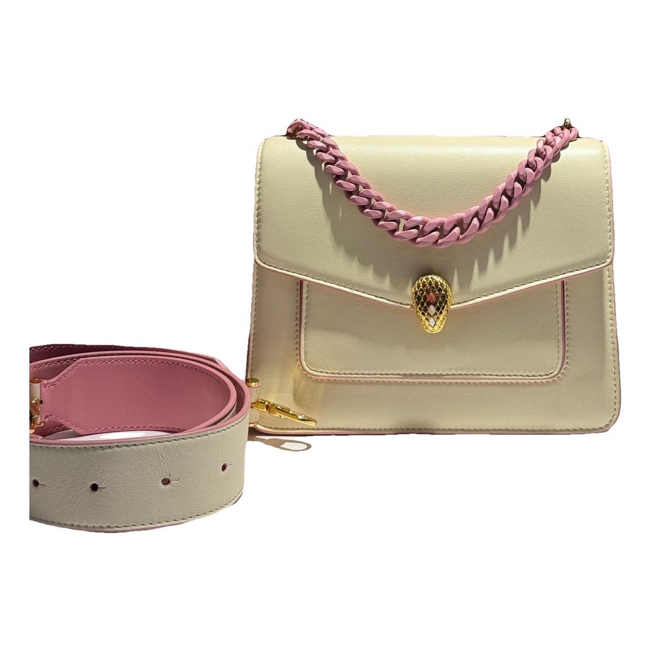 Serpenti leather handbag