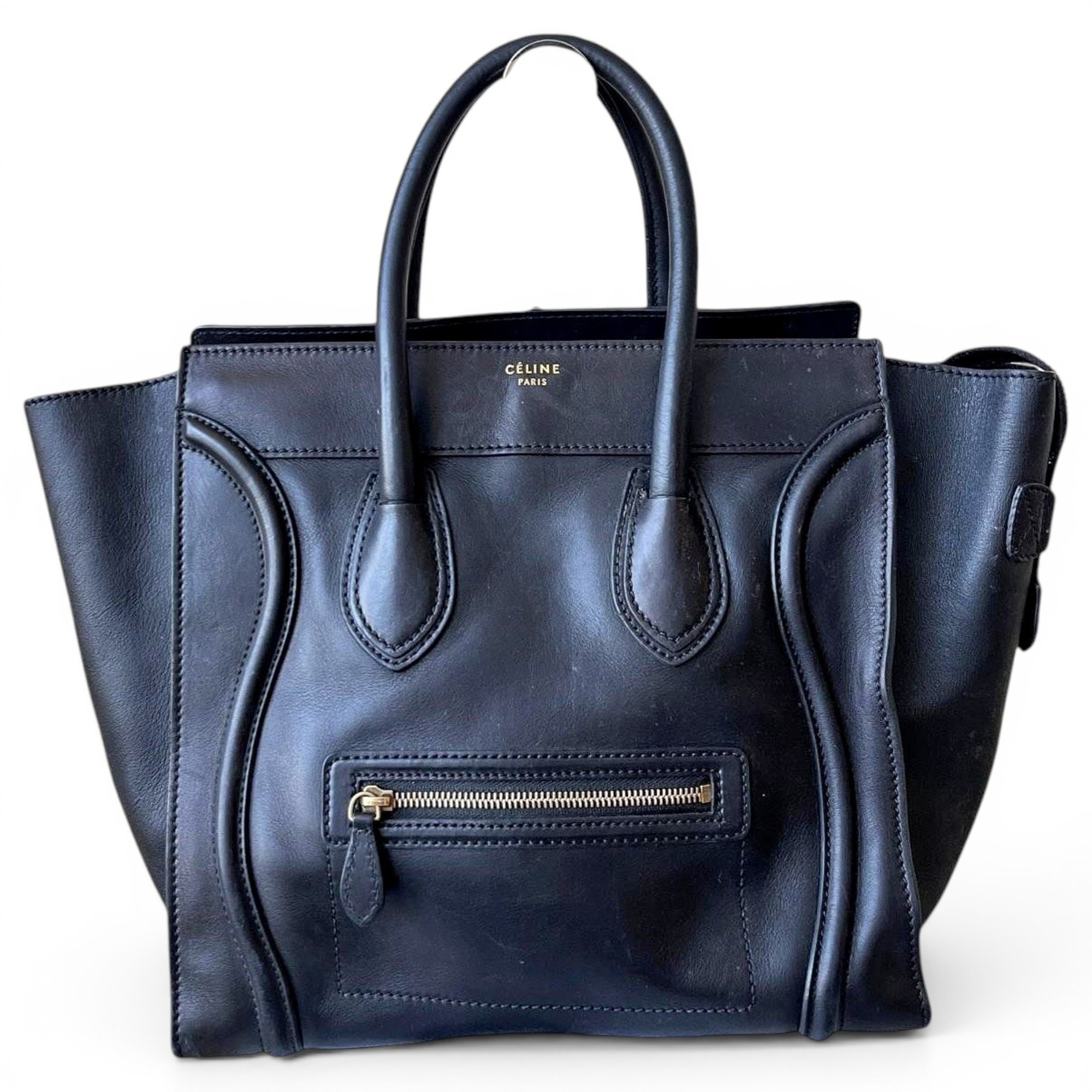 Celine Luggage Phantom leather handbag