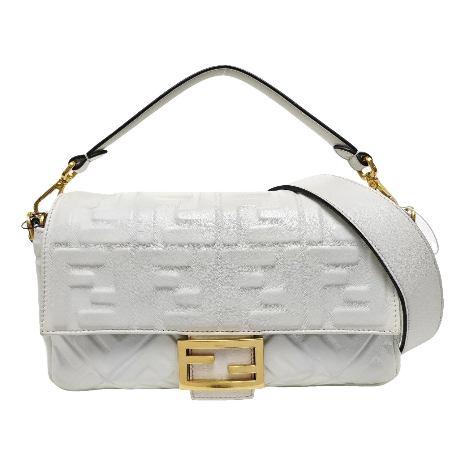 Baguette leather crossbody bag