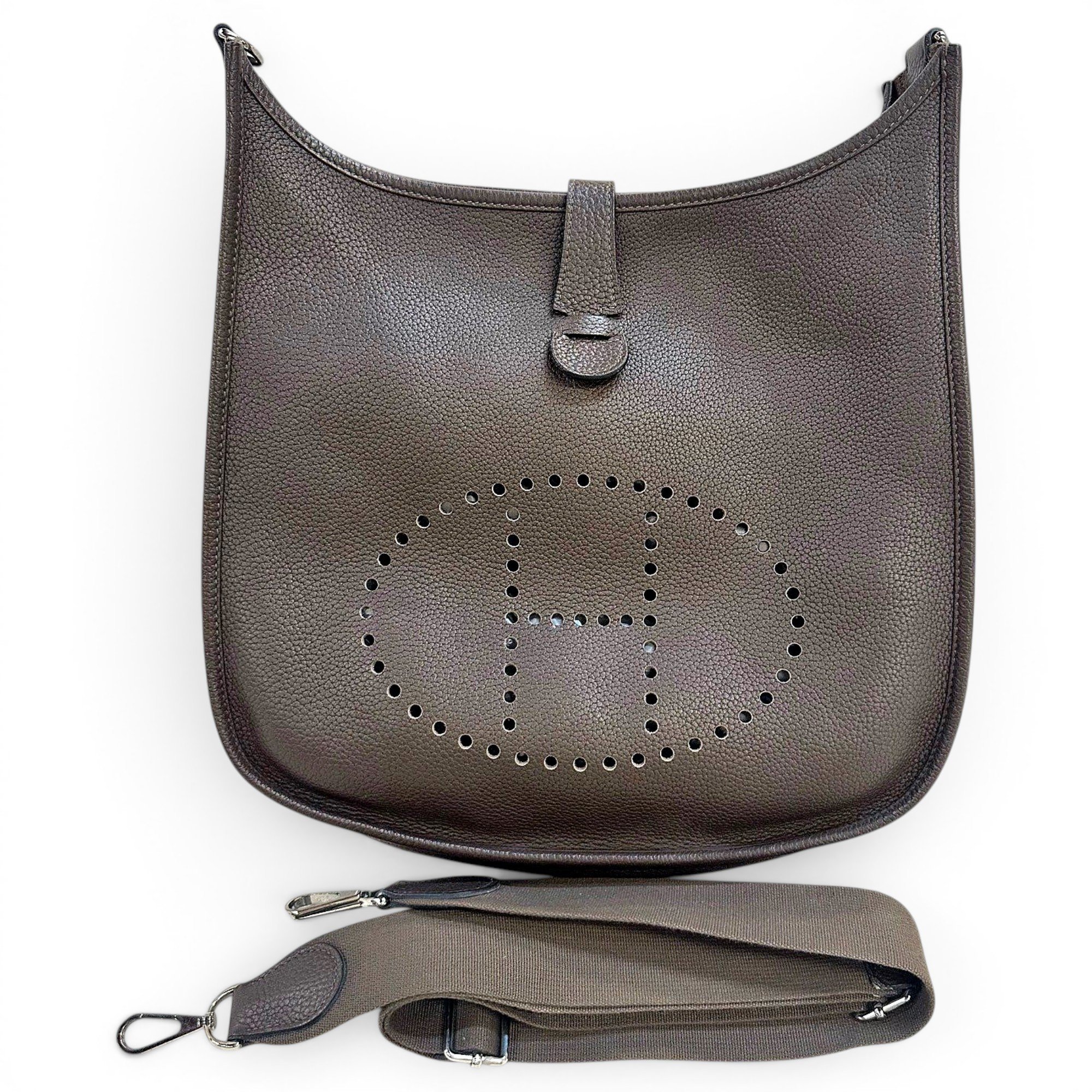 Evelyne leather handbag