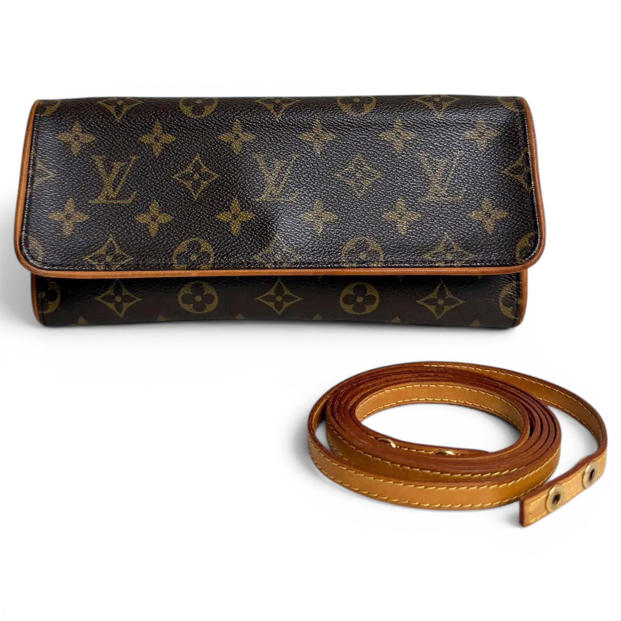 Twin vinyl handbag