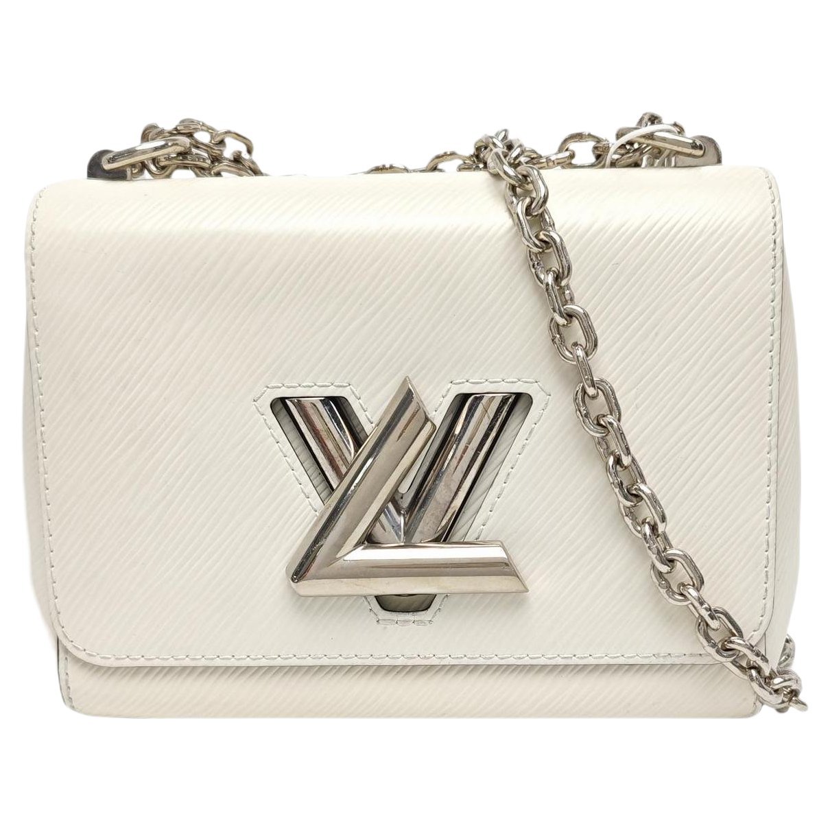 Twist leather crossbody bag