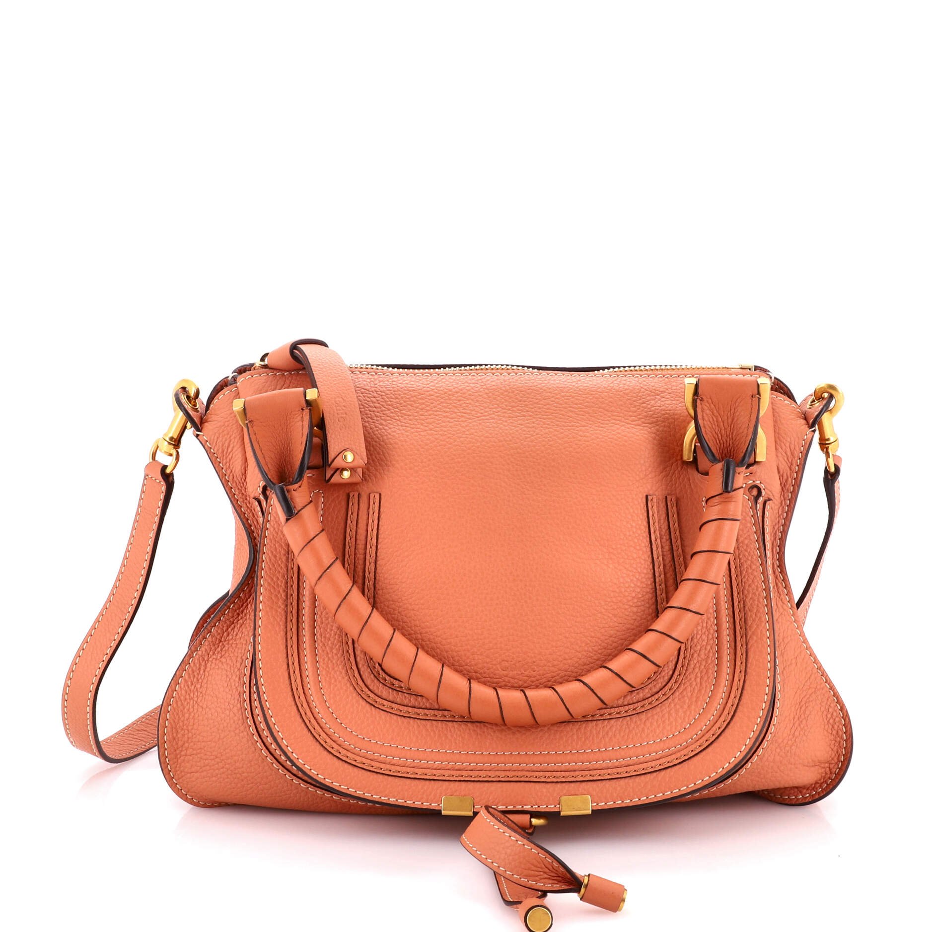Marcie Satchel Leather Medium