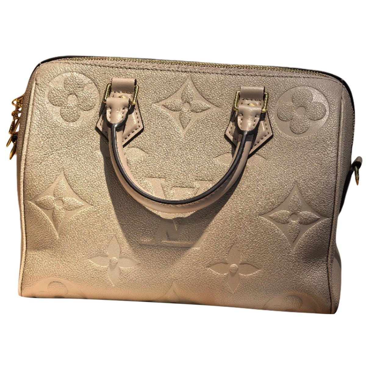 Speedy leather handbag