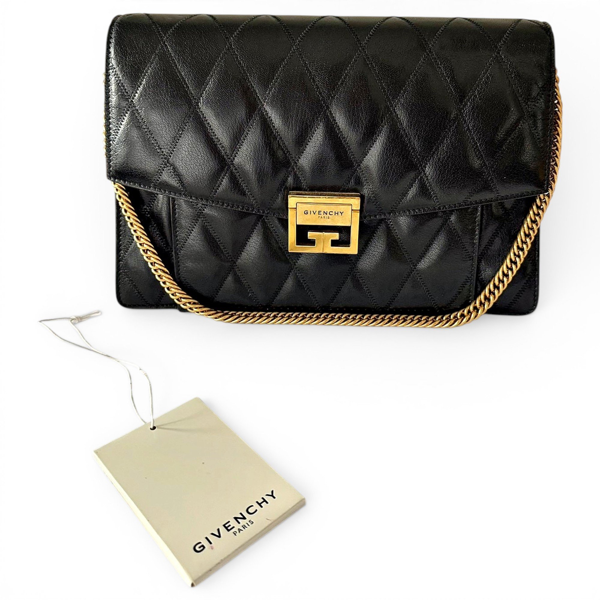 GV3 leather crossbody bag