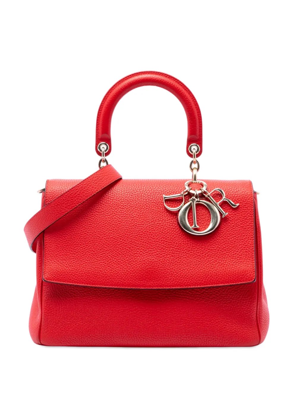 2015 Medium Leather Be Dior Flap satchel