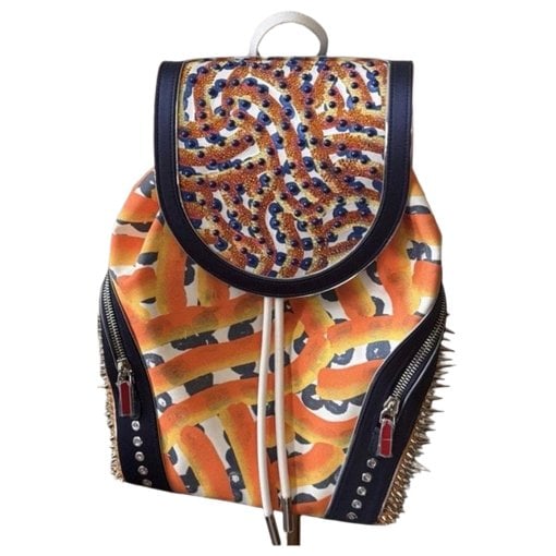 Leather backpack