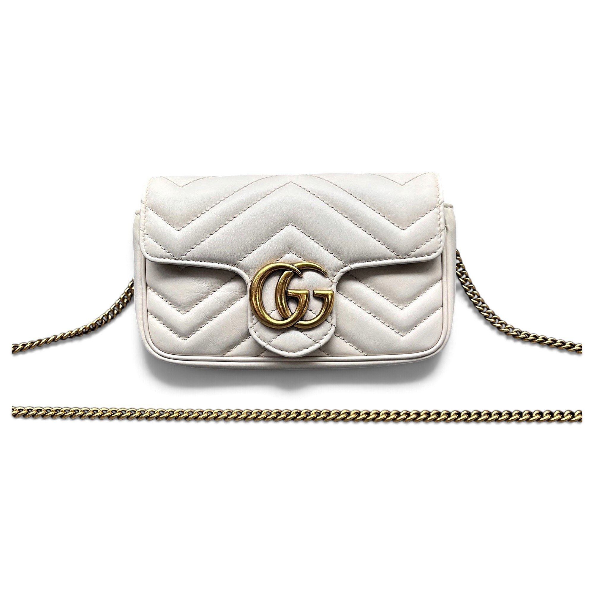 GG Marmont Chain Flap leather crossbody bag