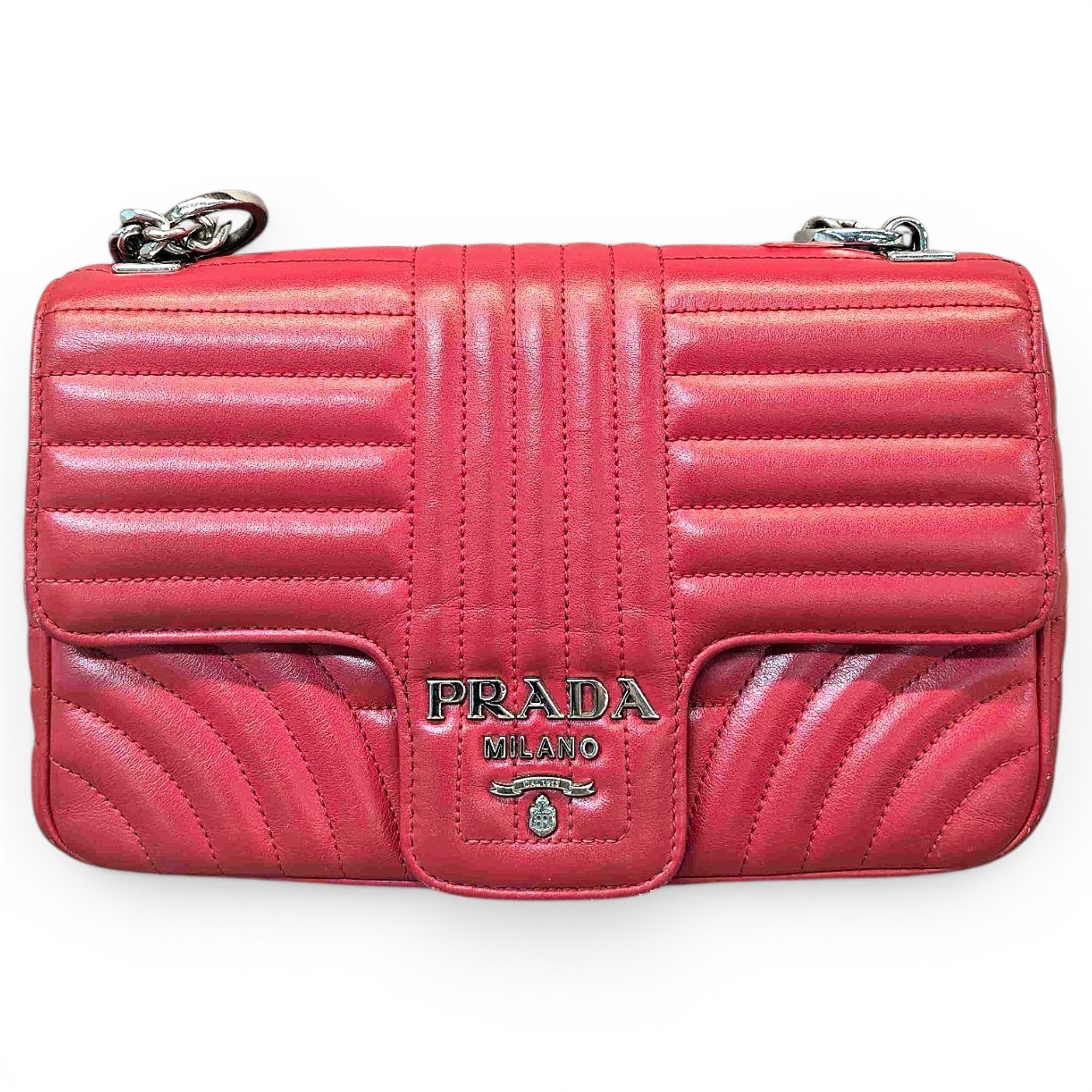 Diagramme leather handbag