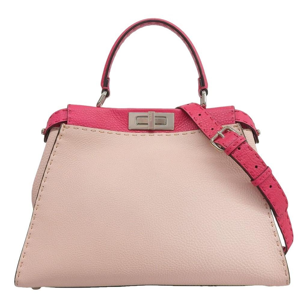 Peekaboo leather handbag