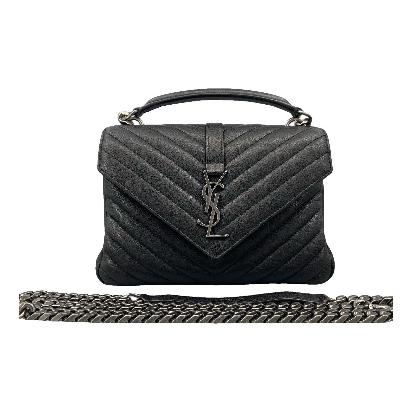 Collége monogramme leather handbag