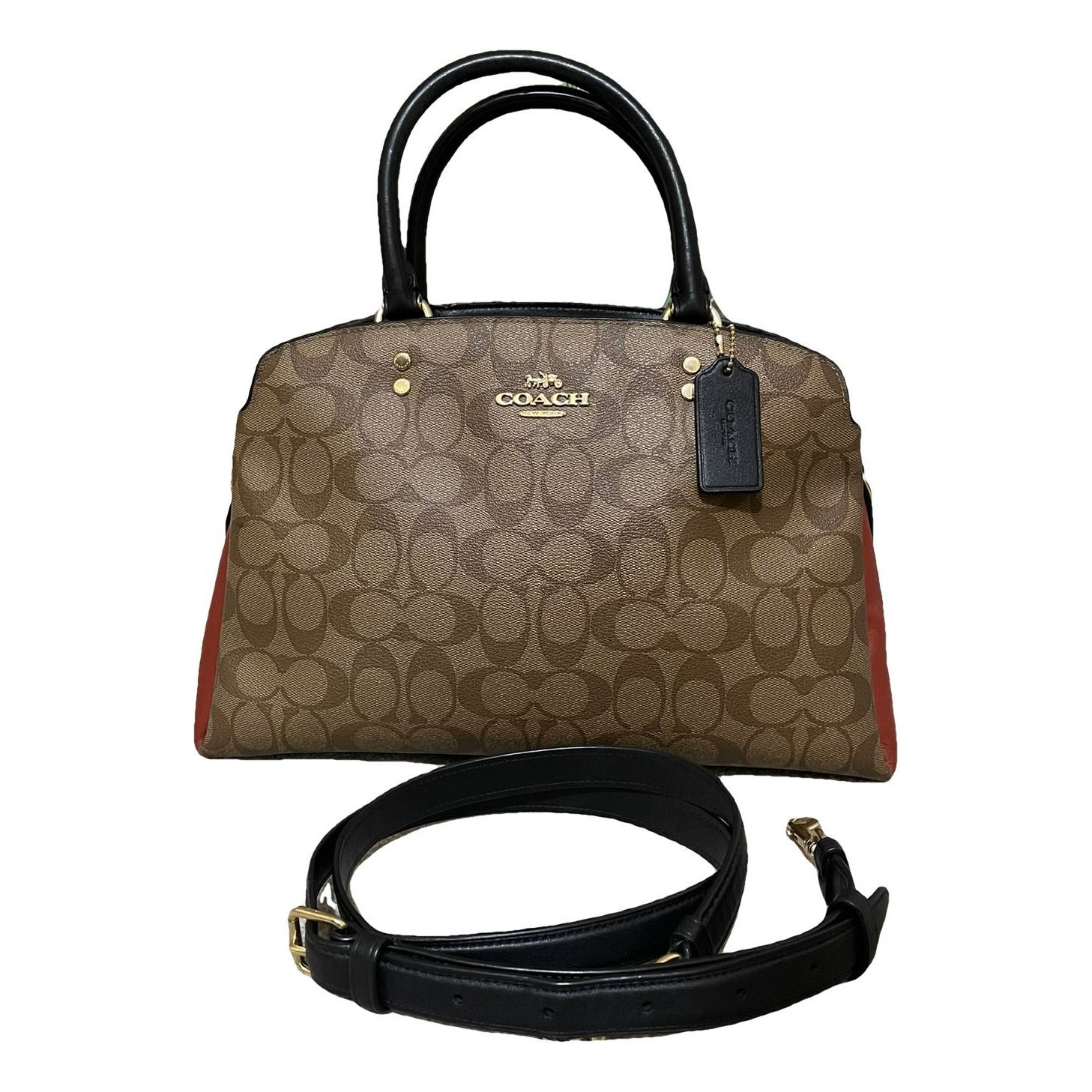 Leather satchel