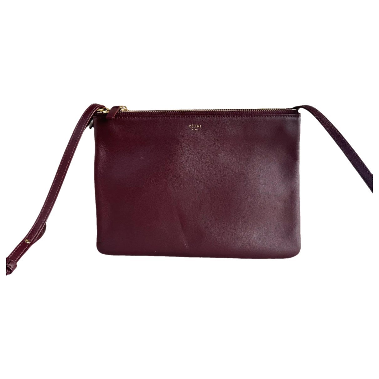 Trio leather crossbody bag