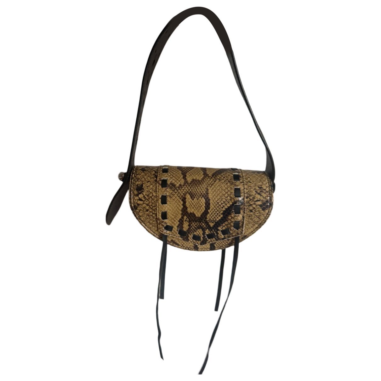 Leather clutch bag