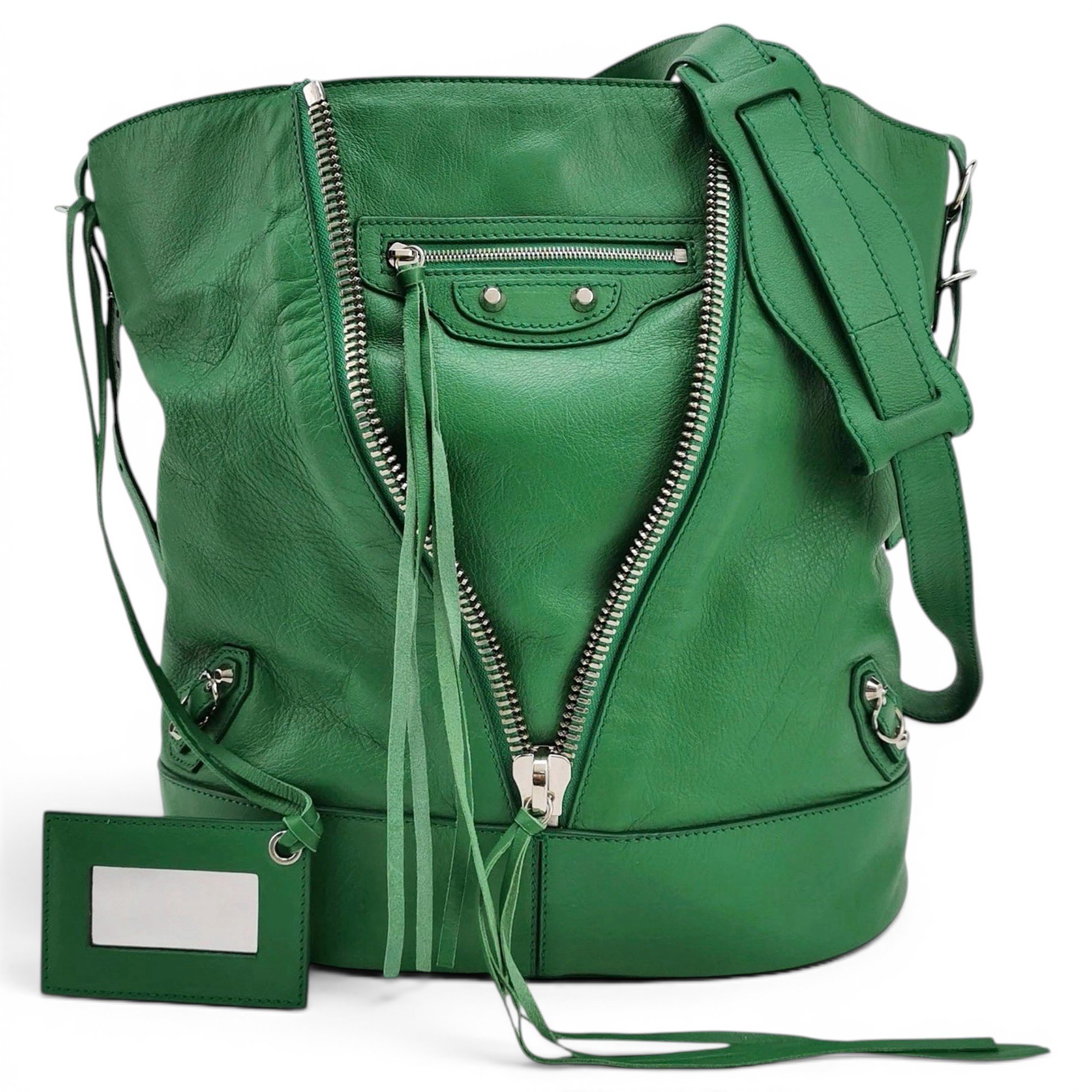 Leather handbag
