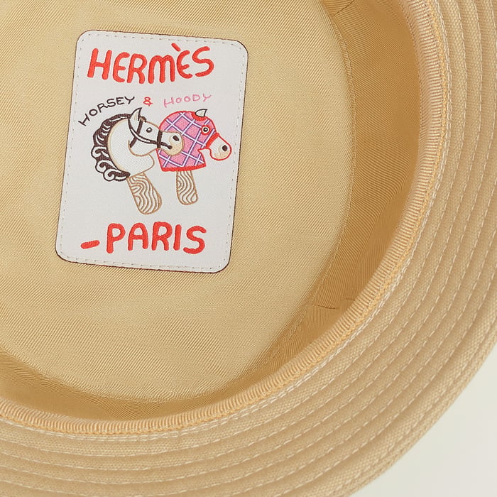 Beige Albâtre Calvi Seashell Bucket Hat