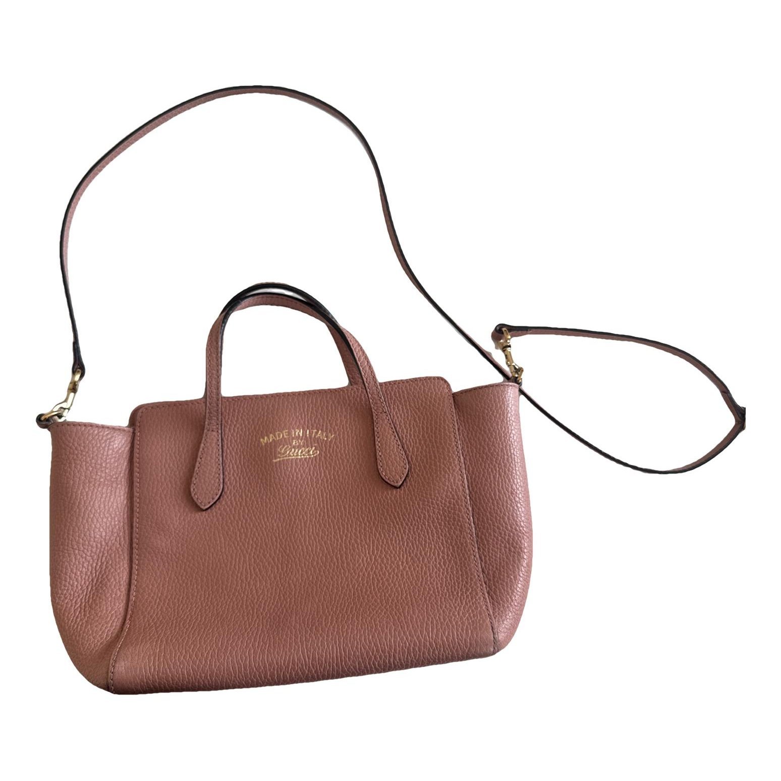 Swing leather tote
