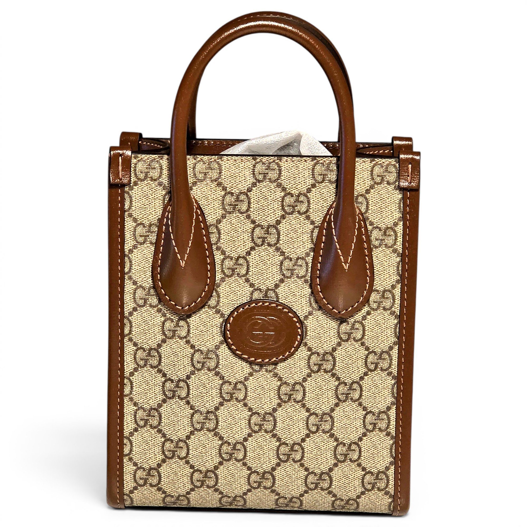 Leather tote
