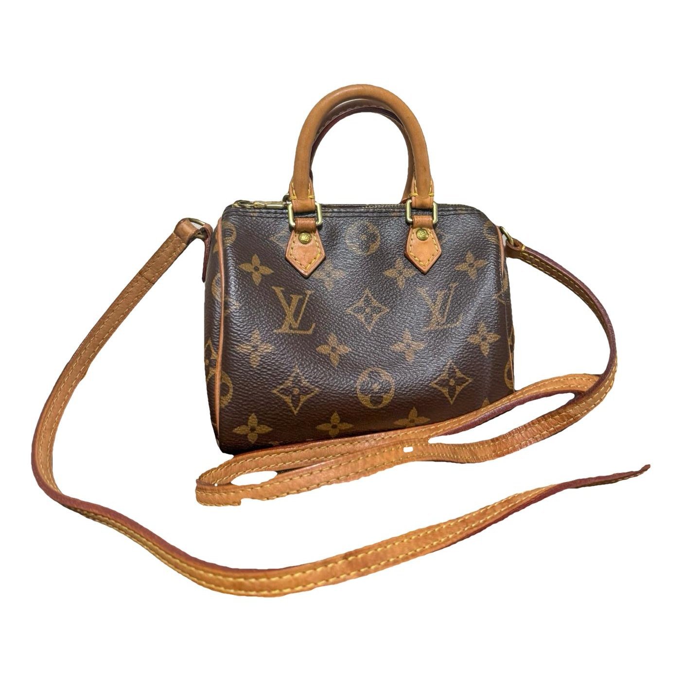 Louis Vuitton Nano Speedy / Mini HL patent leather crossbody bag