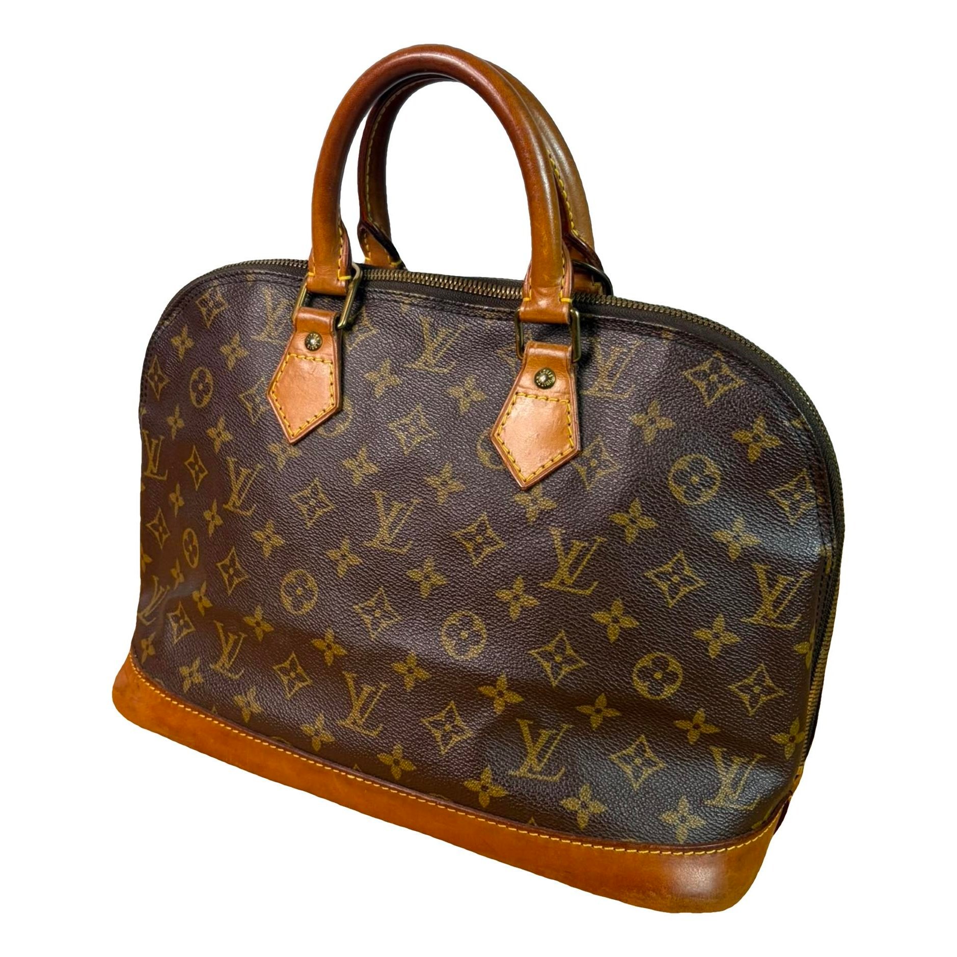 Alma leather handbag