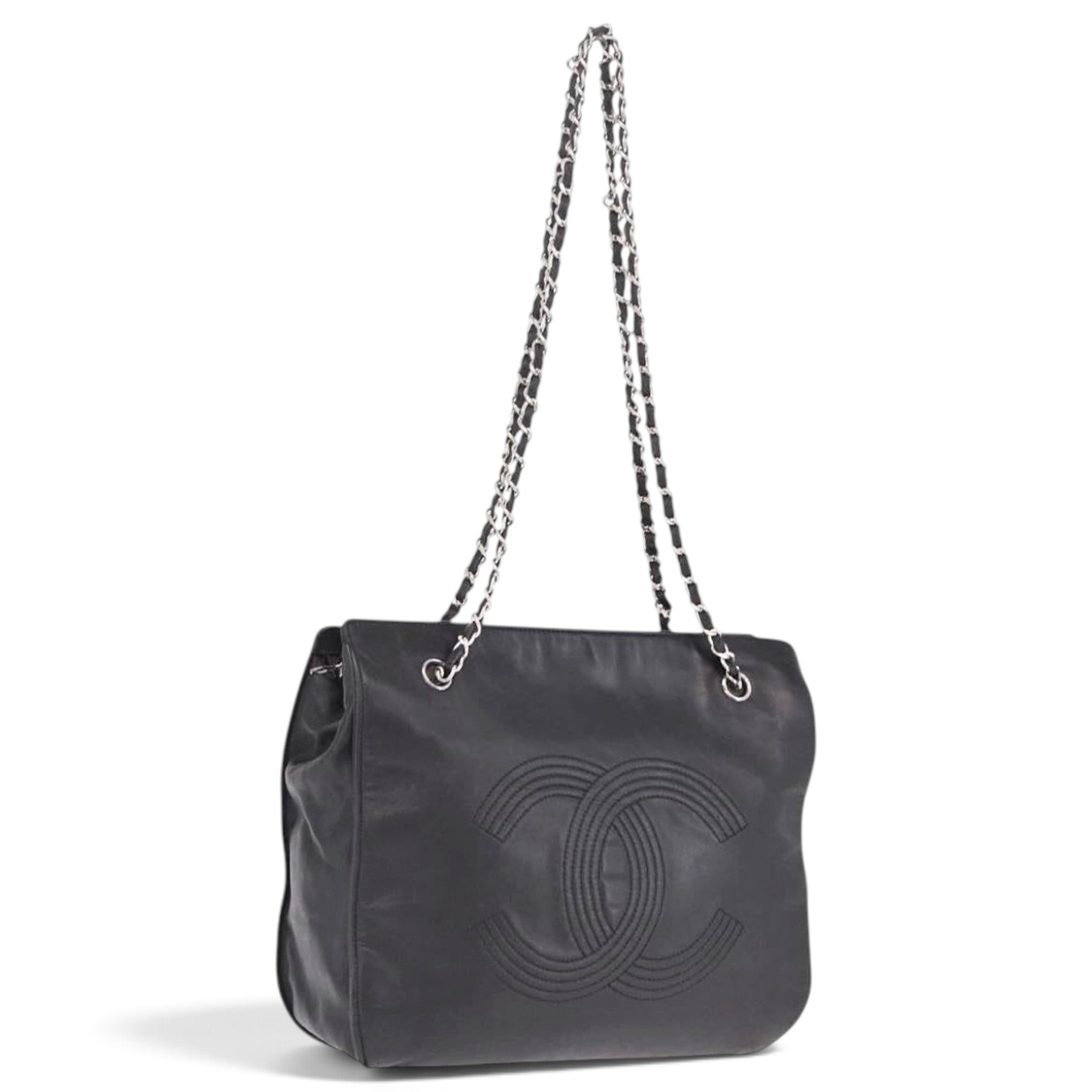 Leather tote