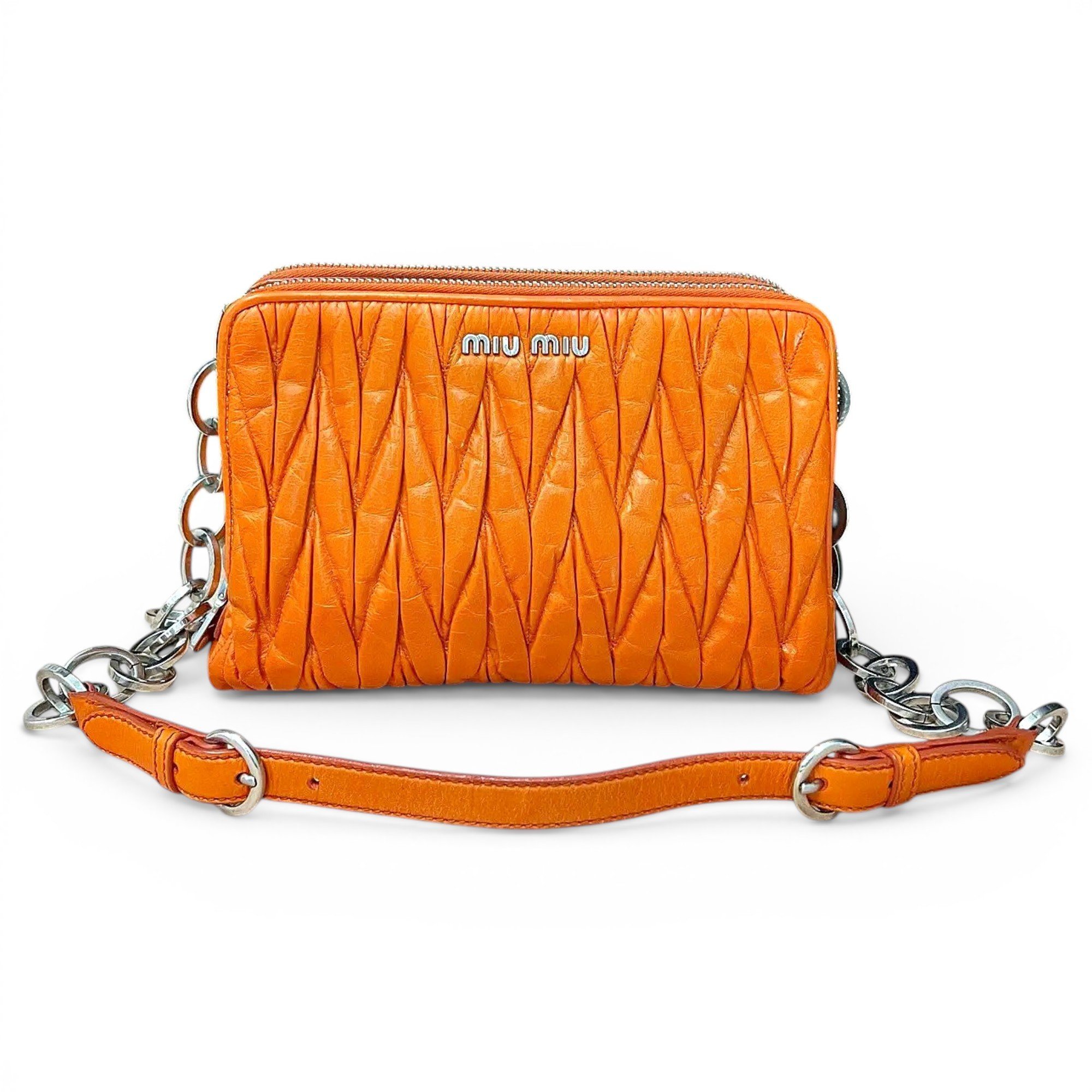 Miu Miu Miu Club leather handbag