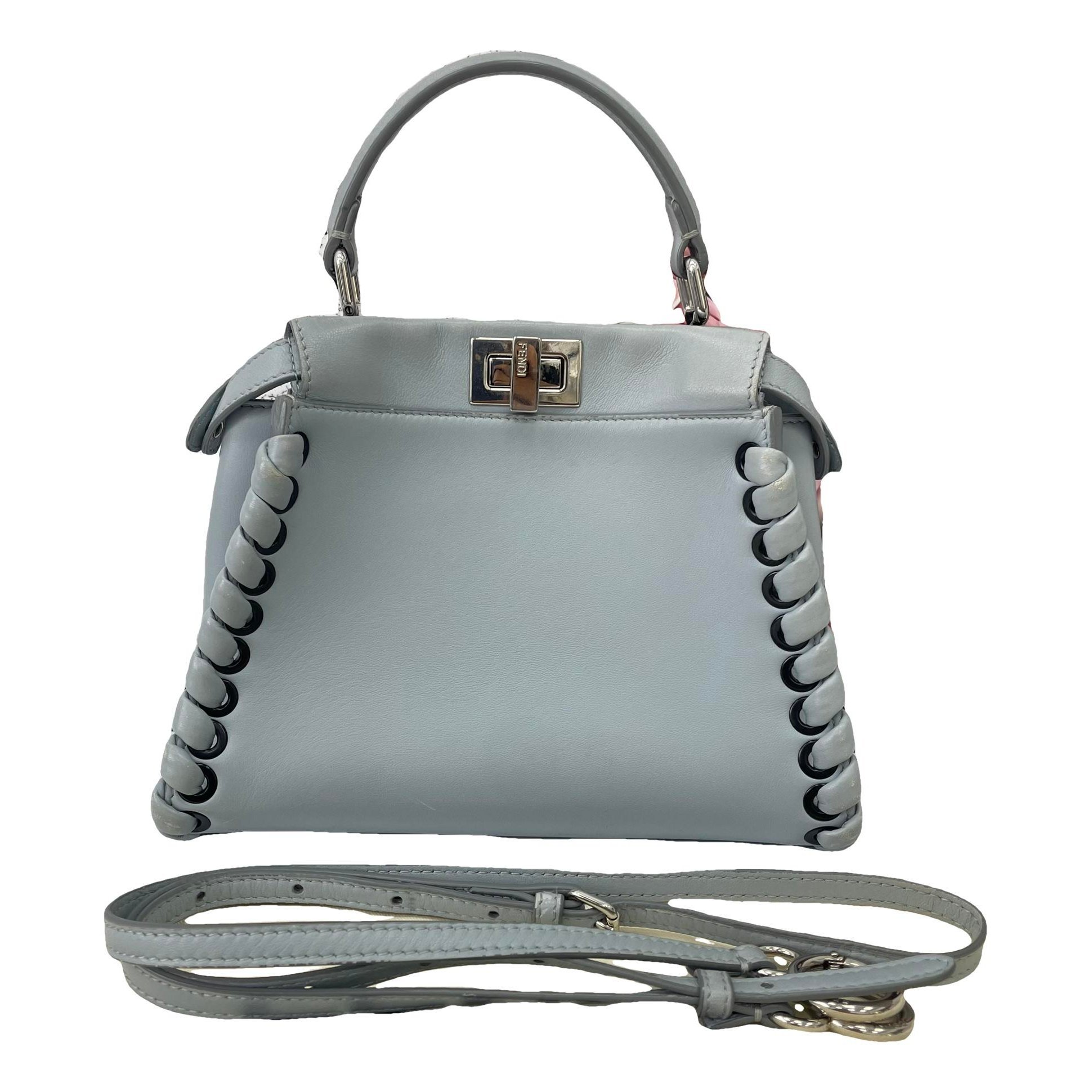 Peekaboo leather handbag