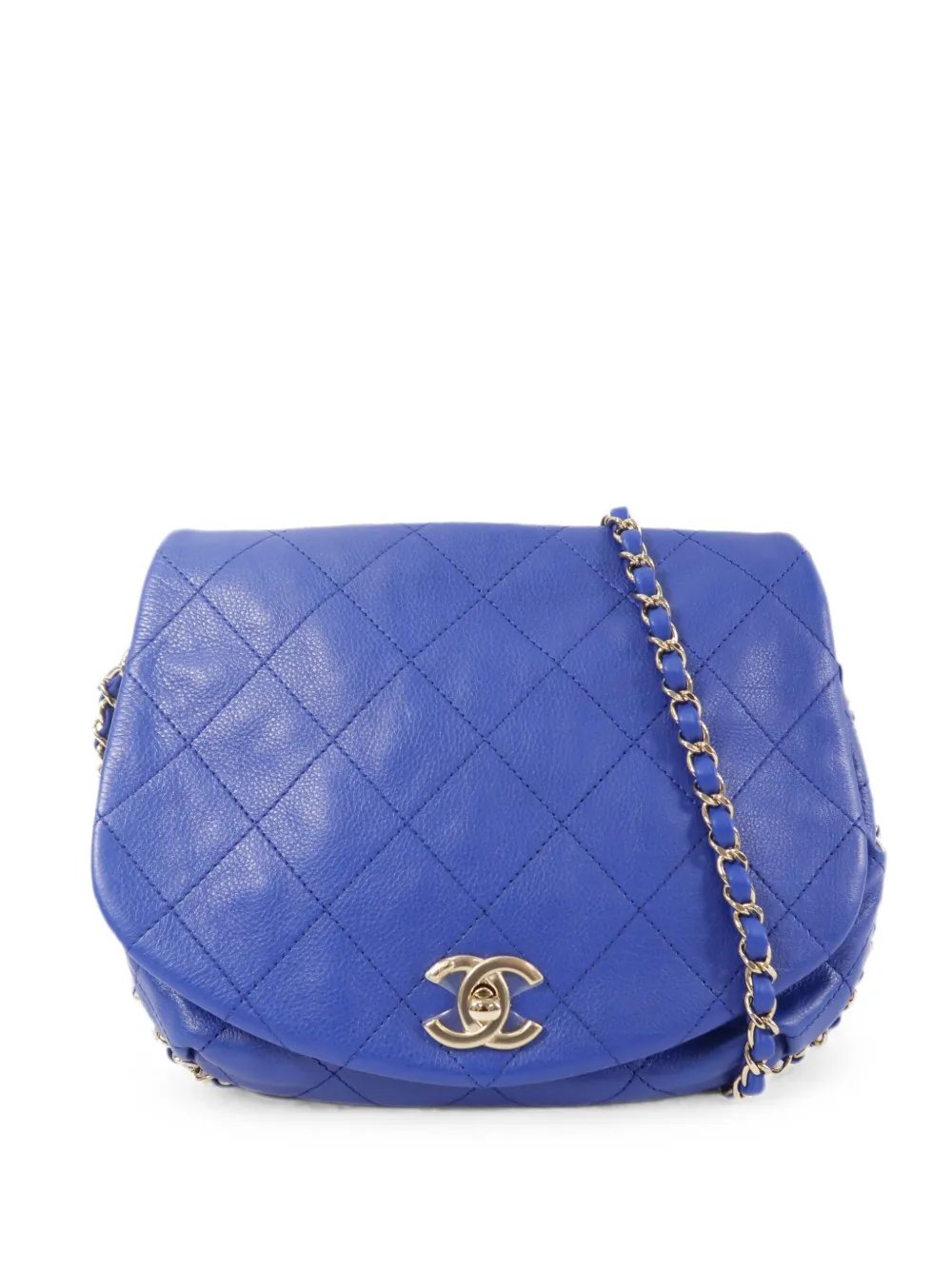 CC turn-lock shoulder bag