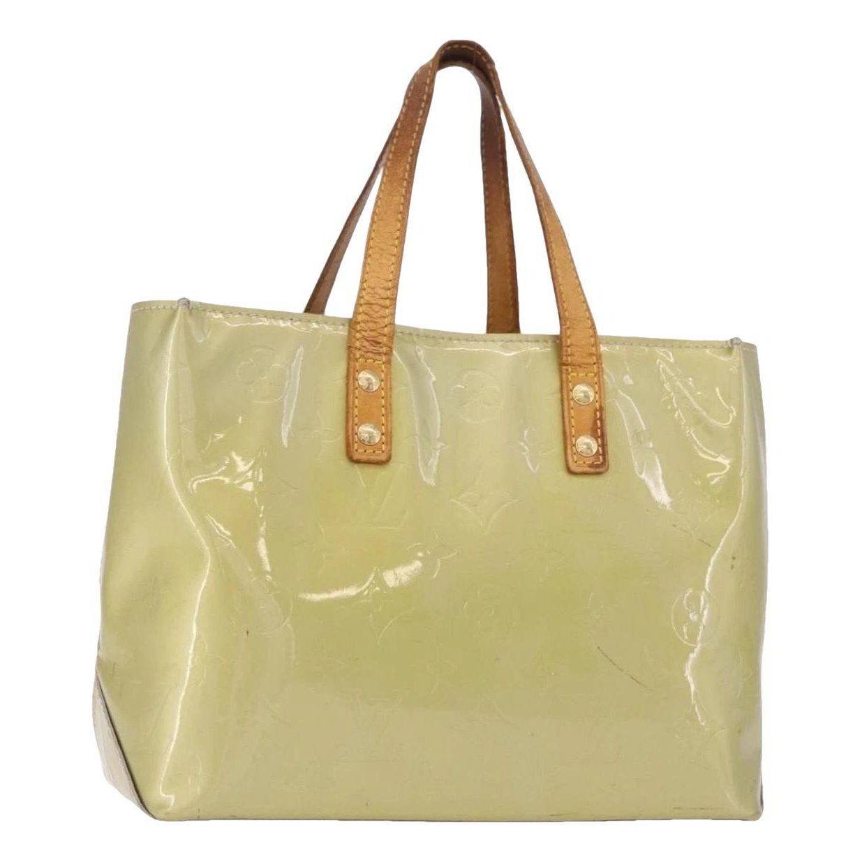 Patent leather handbag