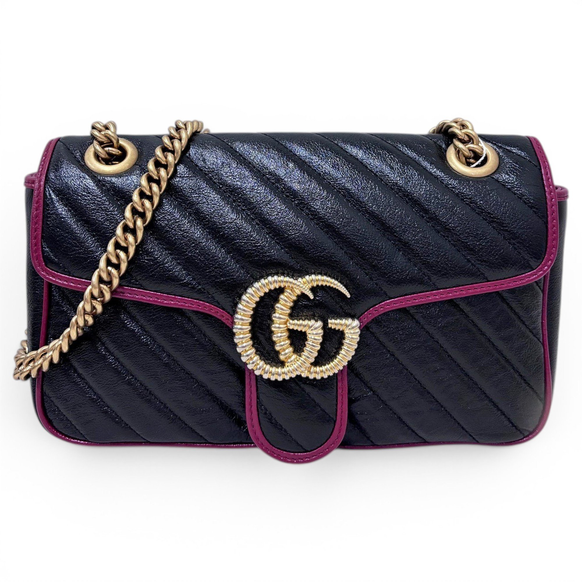 GG Marmont Flap leather crossbody bag