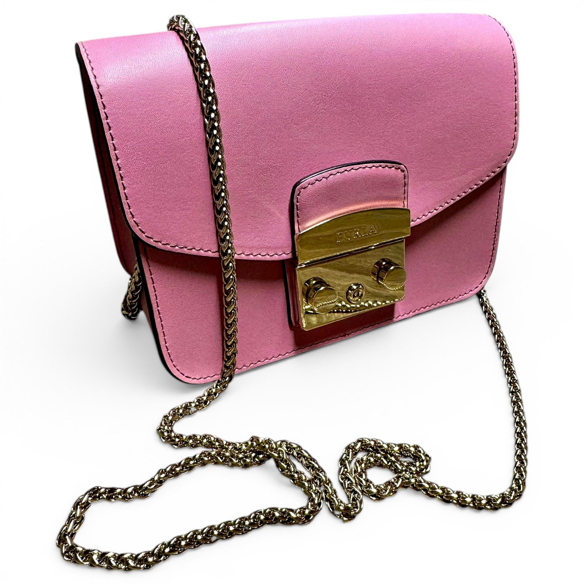 Metropolis leather crossbody bag