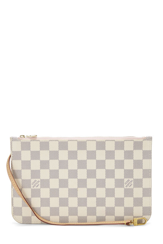 Louis Vuitton Damier Azur Neverfull Pouch MM NM