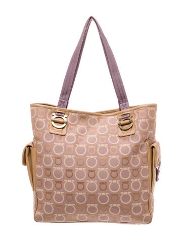 Salvatore Ferragamo Canvas Tote