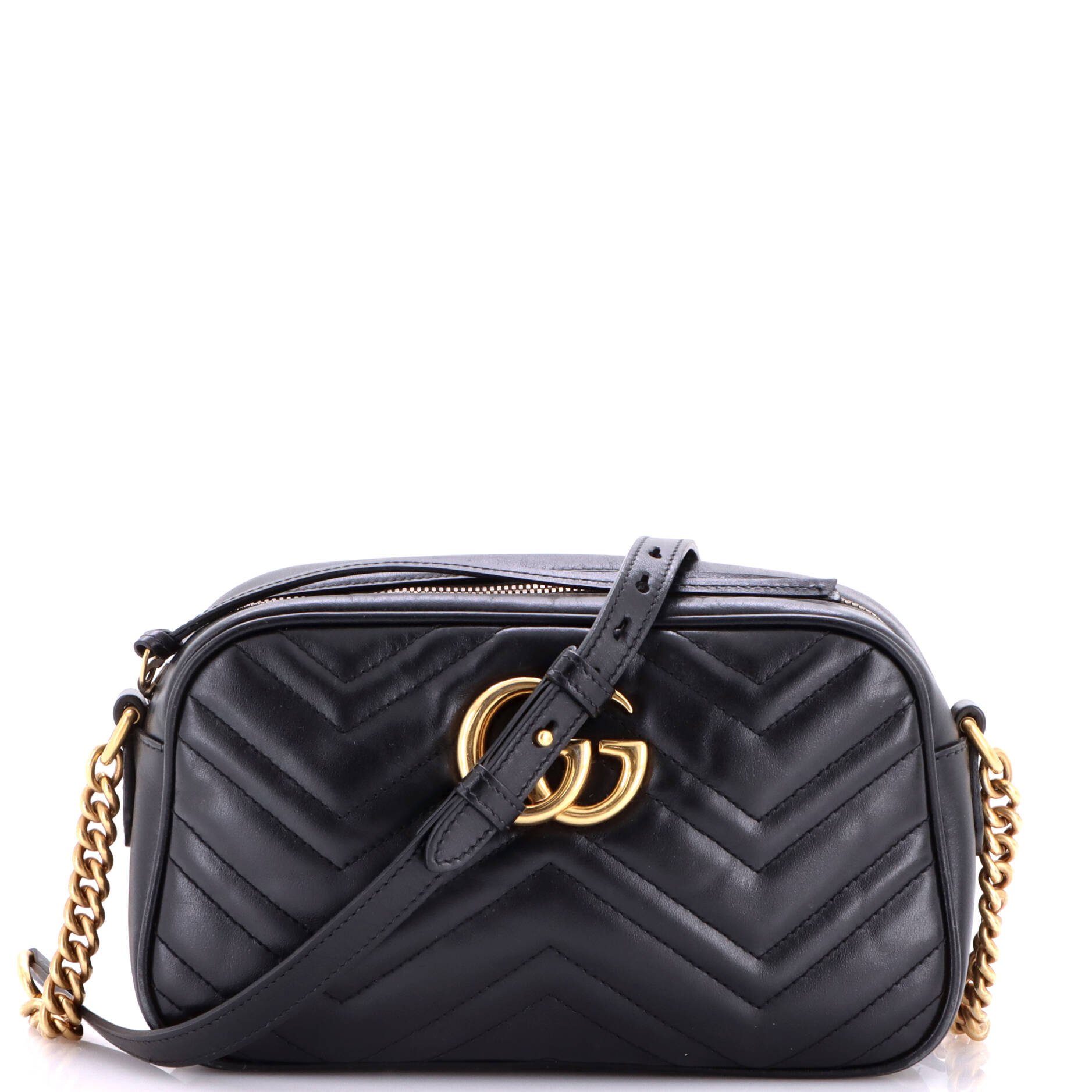 Gucci GG Marmont Shoulder Bag Matelasse Leather Small