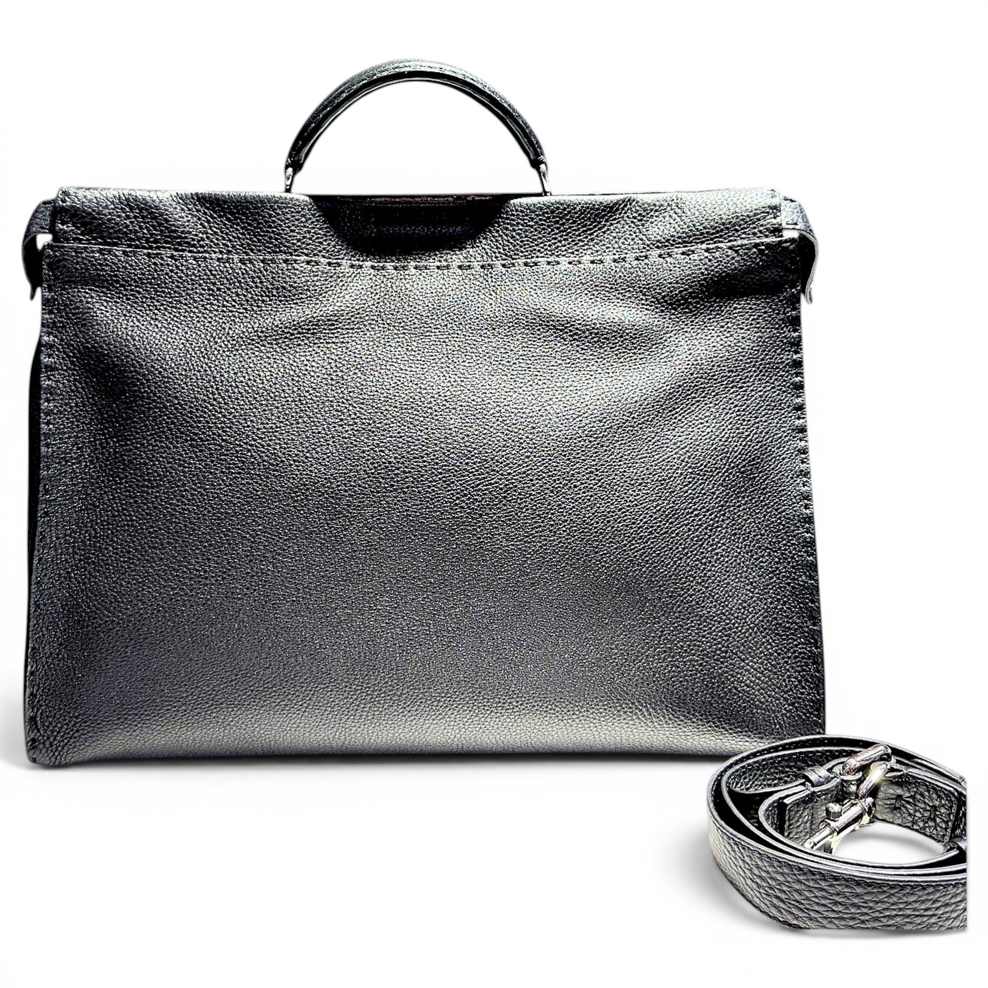 Peekaboo leather handbag