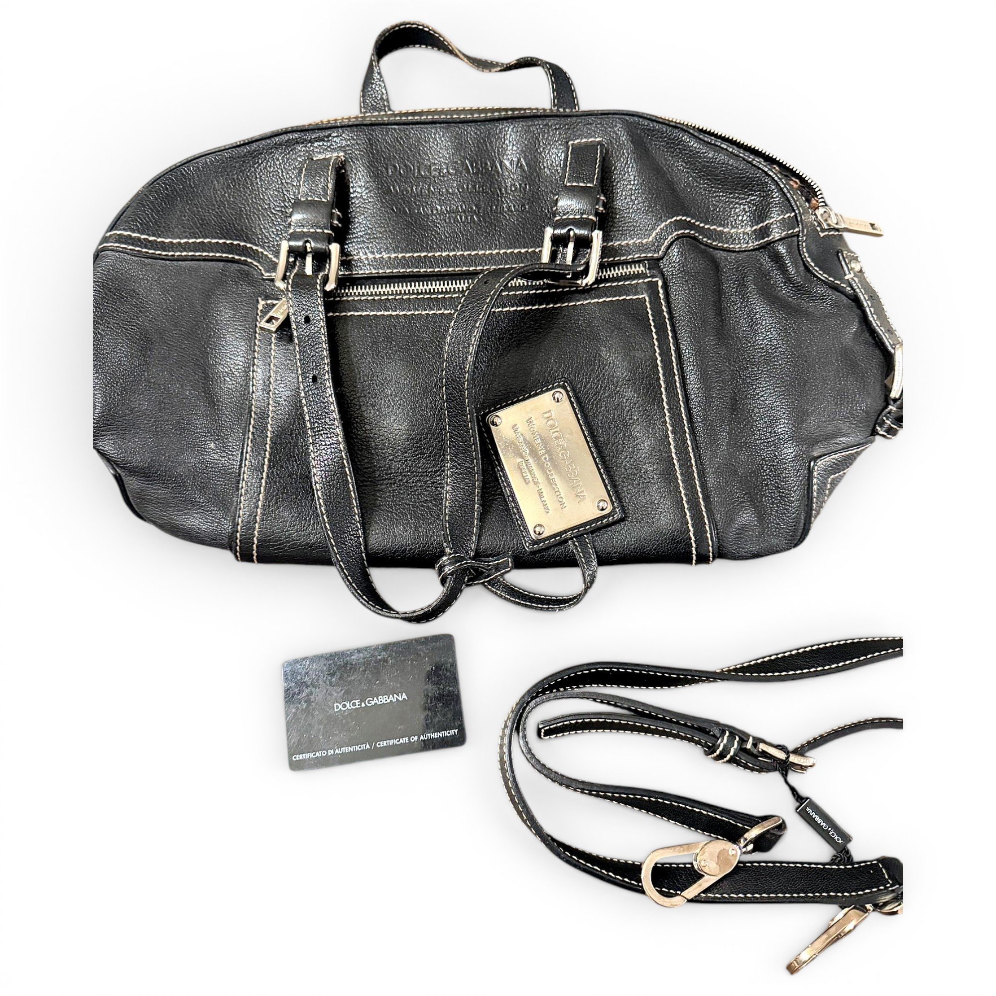 Leather handbag