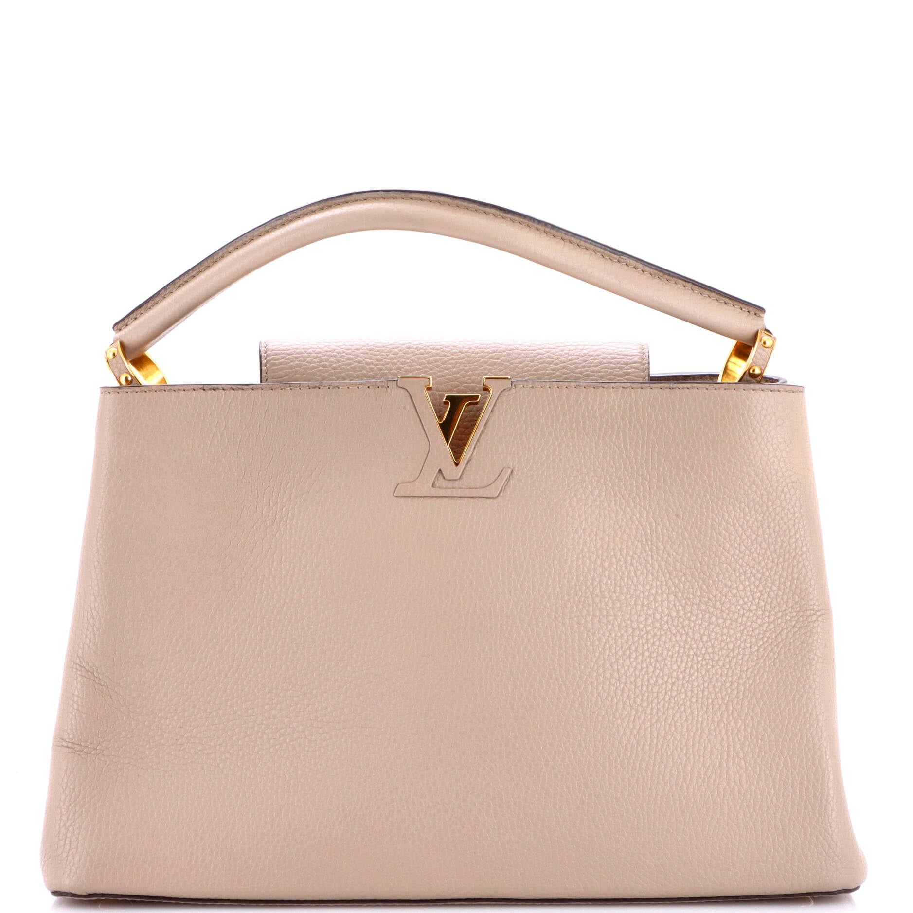 Louis Vuitton Capucines Bag Leather MM