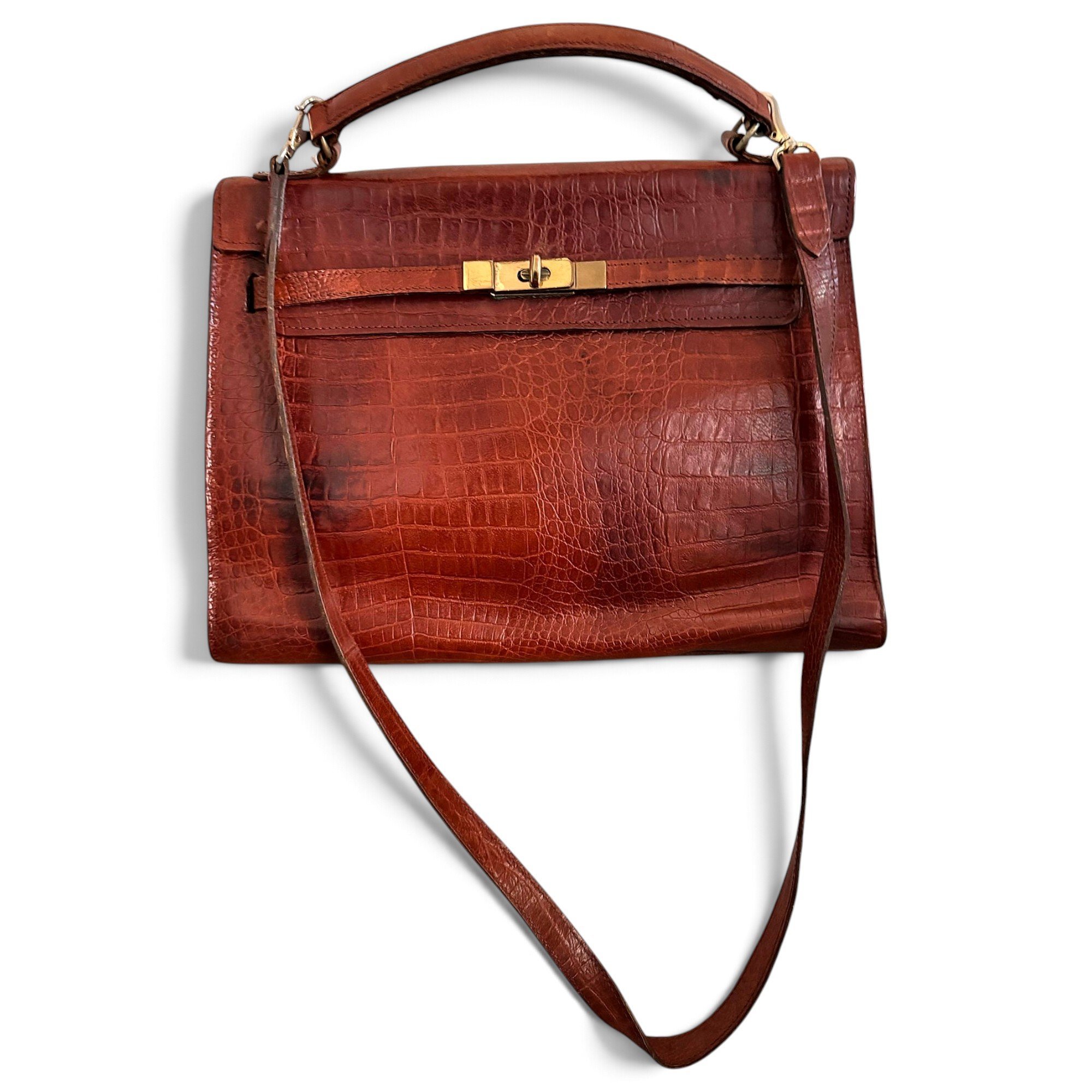 Leather satchel