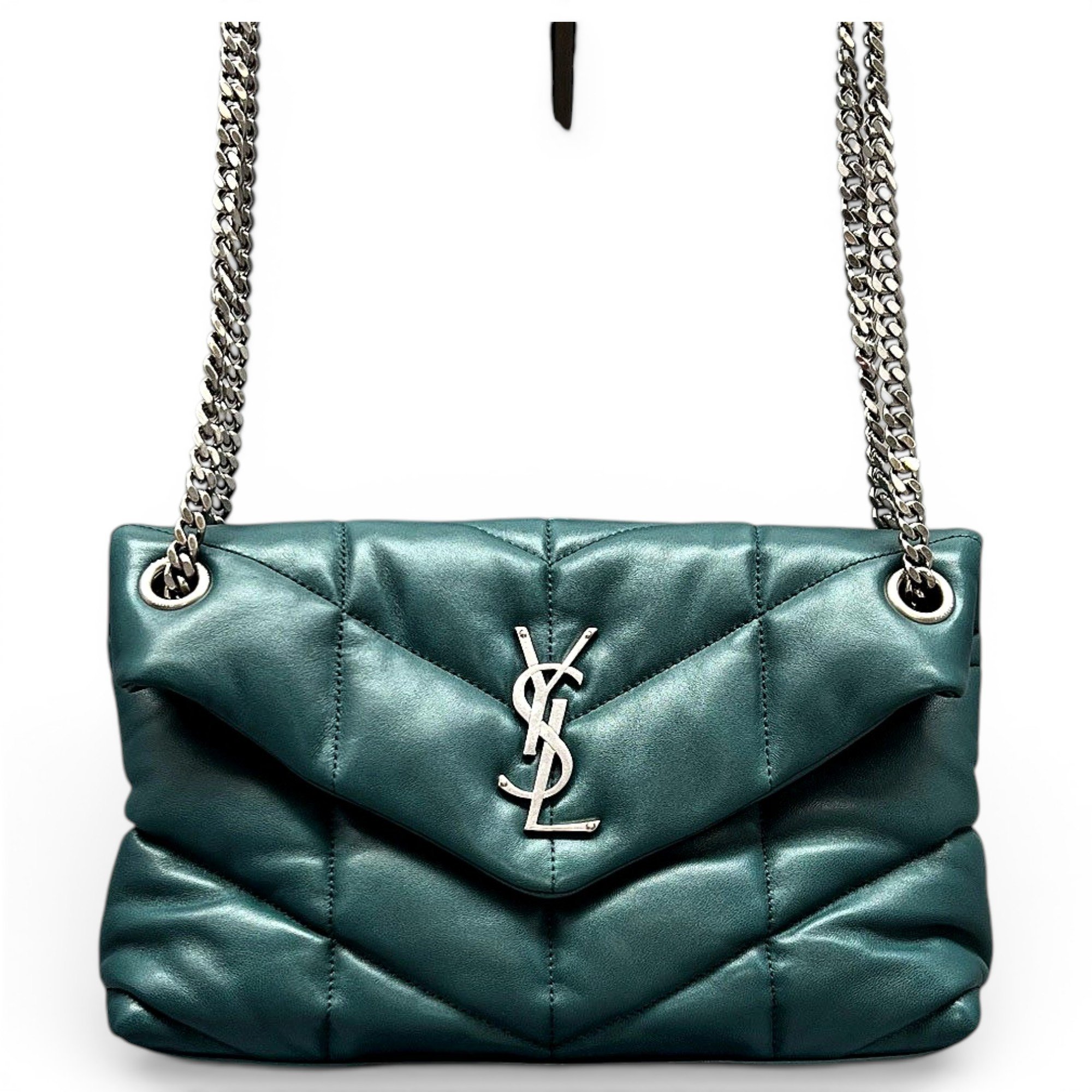 Loulou Puffer leather crossbody bag