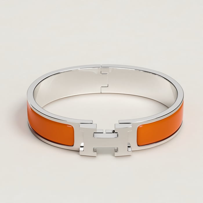 Orange Clic H Bracelet