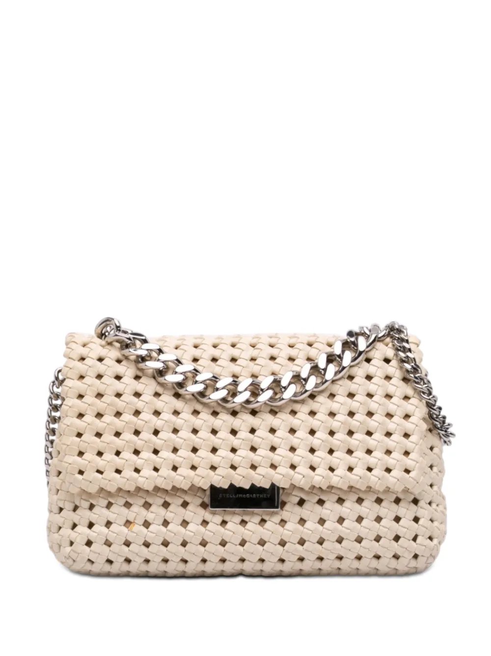 2016 Woven Faux Leather Becks Top Handle Bag satchel